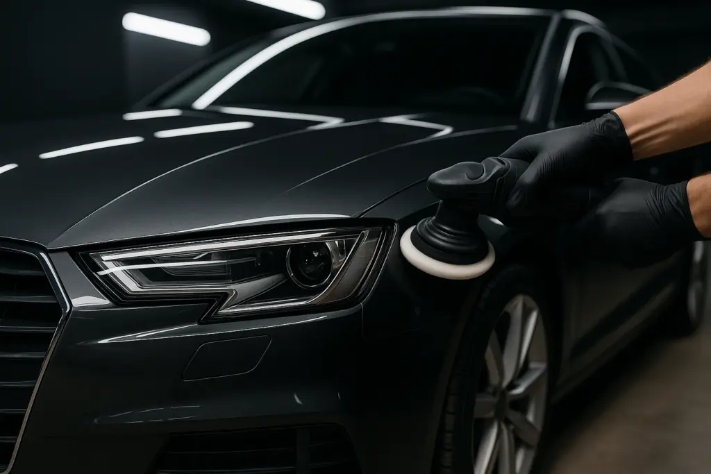 Текущее изображение: Auto Politur Kratzer – professionelle Lackaufbereitung in München | Belle Vue