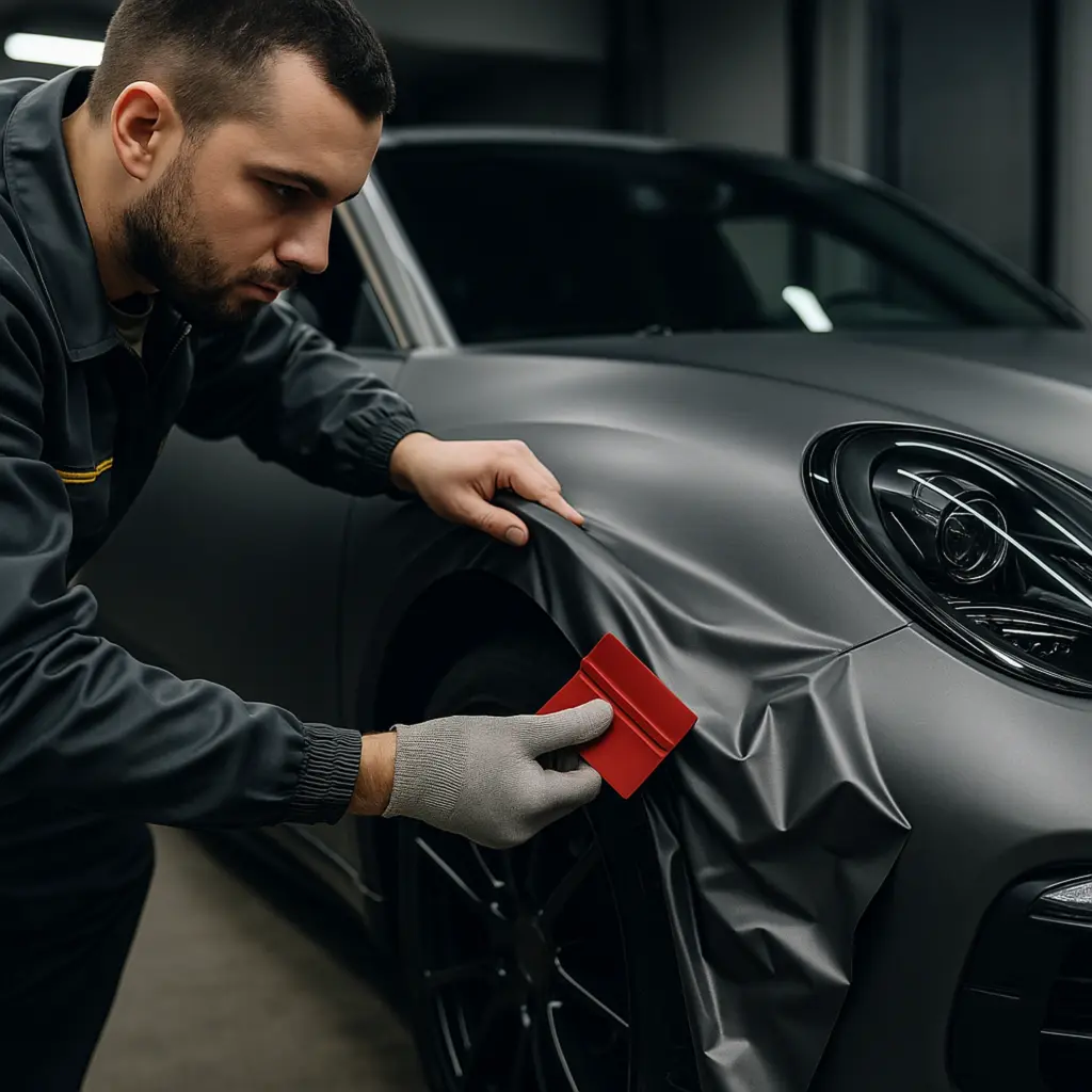 Текущее изображение: Professionelle Autofolierung in München – Belle Vue Werkstatt