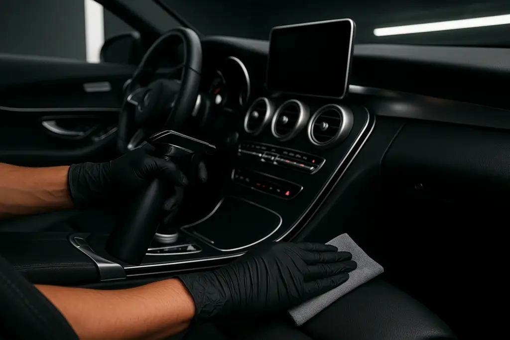 Текущее изображение: Professionelle innenreinigung kfz – gründliche Autoinnenpflege in München